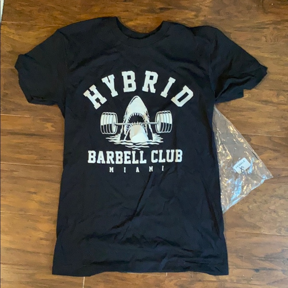 Hybrid barbell club shirt
